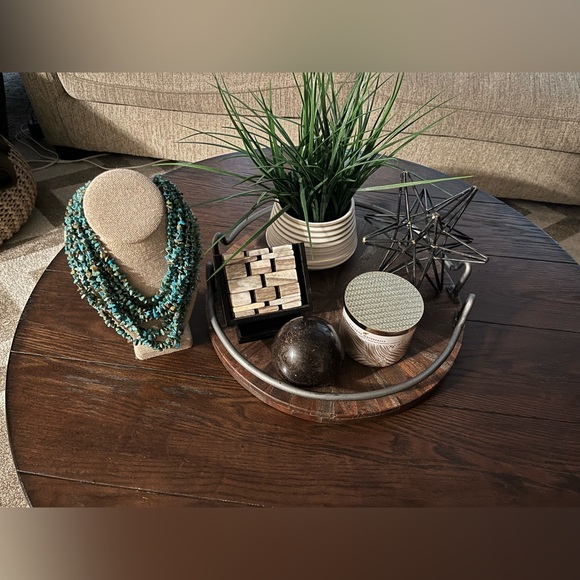 Pre-loved Genuine 10 strand Turquoise Necklace - Picture 3 of 4